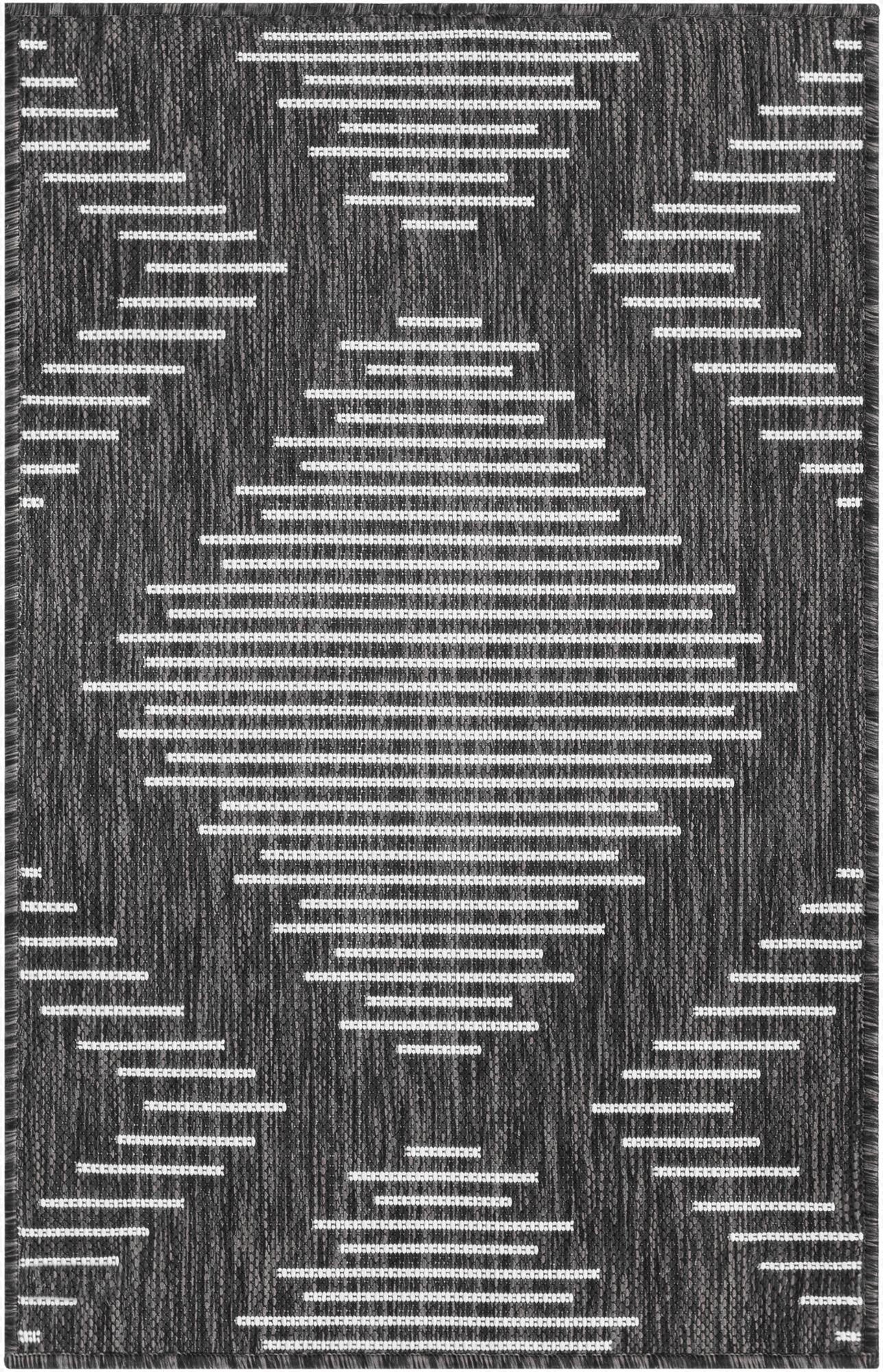 Primary image 2' x 3'  Washable Modern Indoor / Outdoor Rug