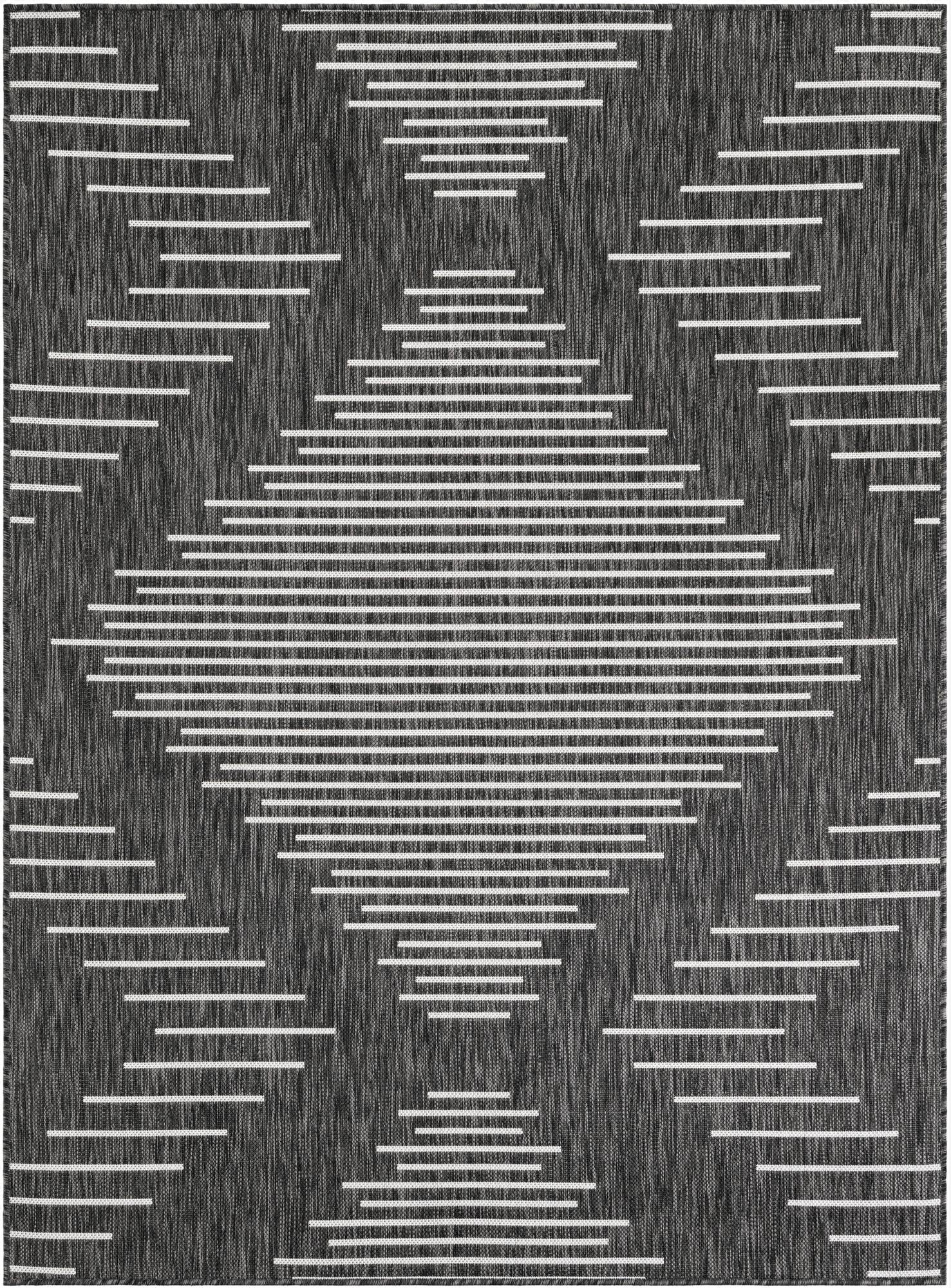 Primary image 5' 3 x 7'  Washable Modern Indoor / Outdoor Rug