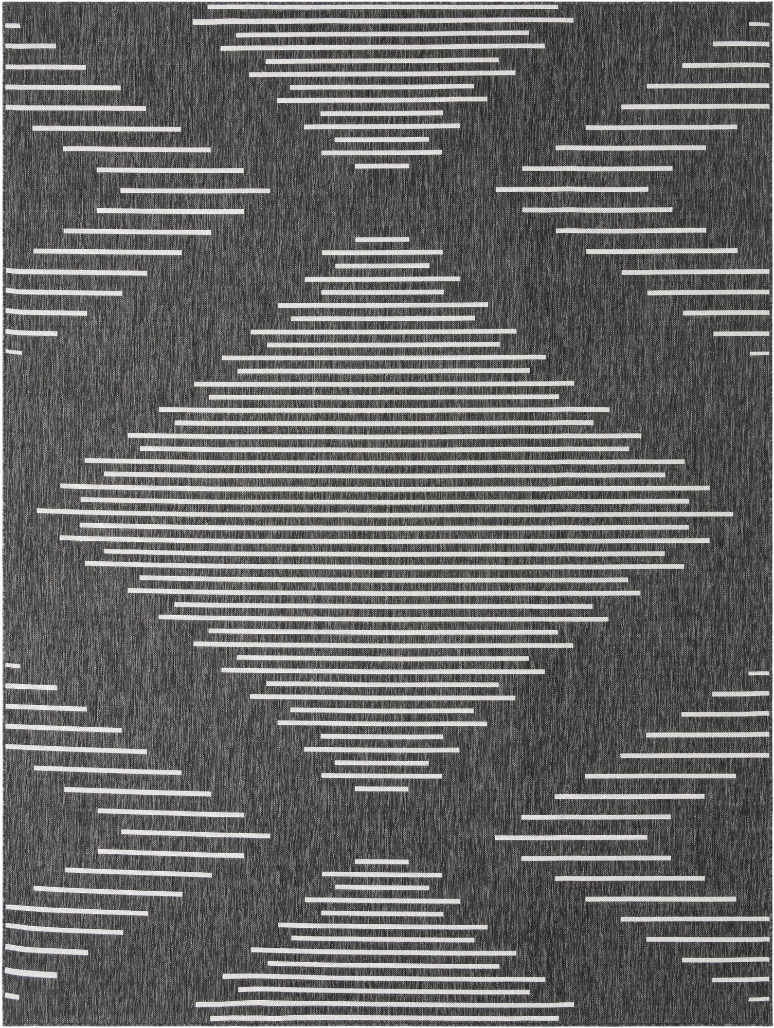 Primary image 9' x 12'  Washable Modern Indoor / Outdoor Rug