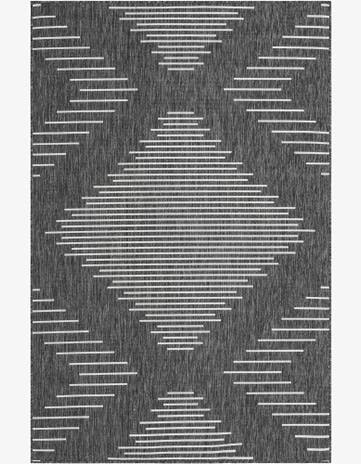 5' 3 x 8' Easy-Clean Modern Indoor / Outdoor Rug