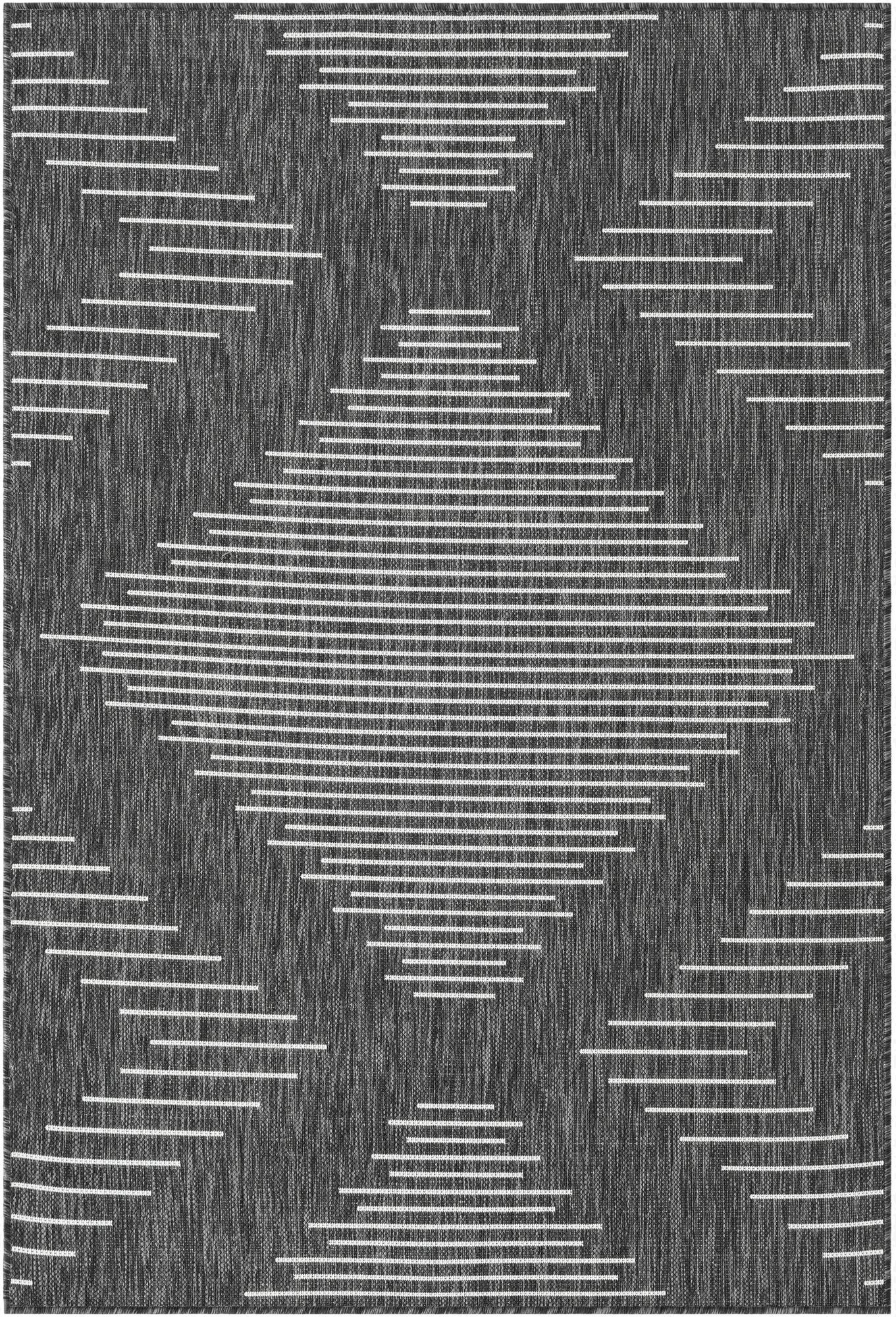 Primary image 4' x 6'  Washable Modern Indoor / Outdoor Rug