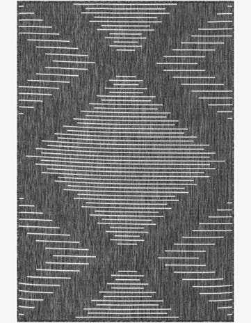 4' x 6' Easy-Clean Modern Indoor / Outdoor Rug