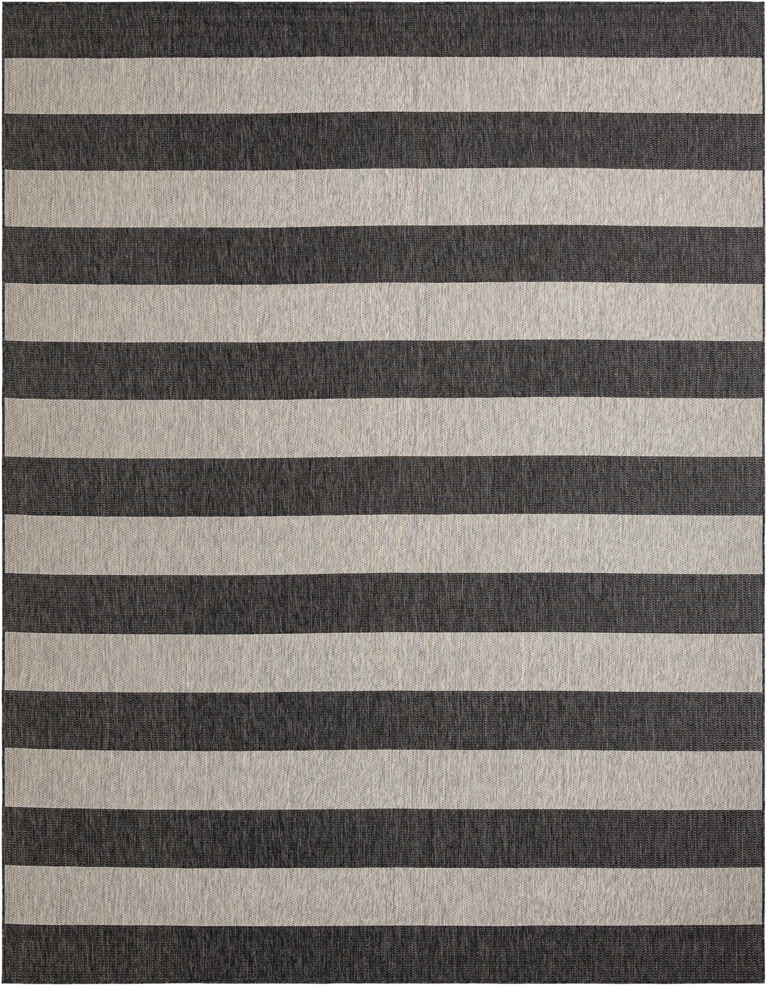 10' x 13' Washable Ribbon Indoor / Outdoor Rug