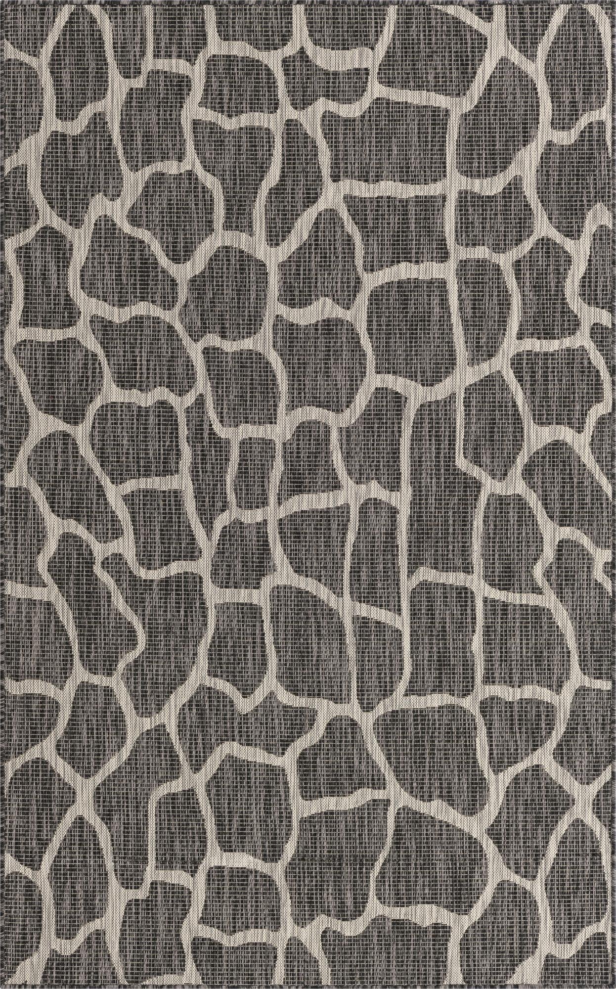 5' 3 x 8'  Washable Safari Indoor / Outdoor Rug