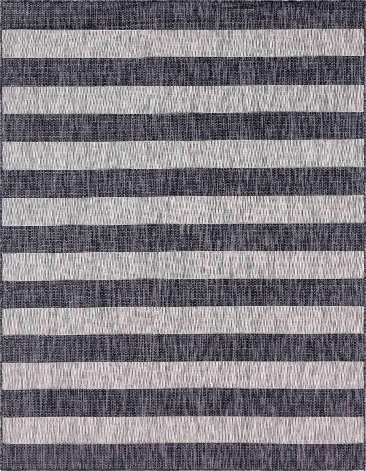 7' x 10' Easy-Clean Striped Indoor / Outdoor Rug