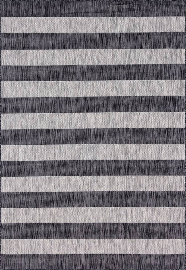 Detail image of 7' x 10' Easy-Clean Striped Indoor / Outdoor Rug