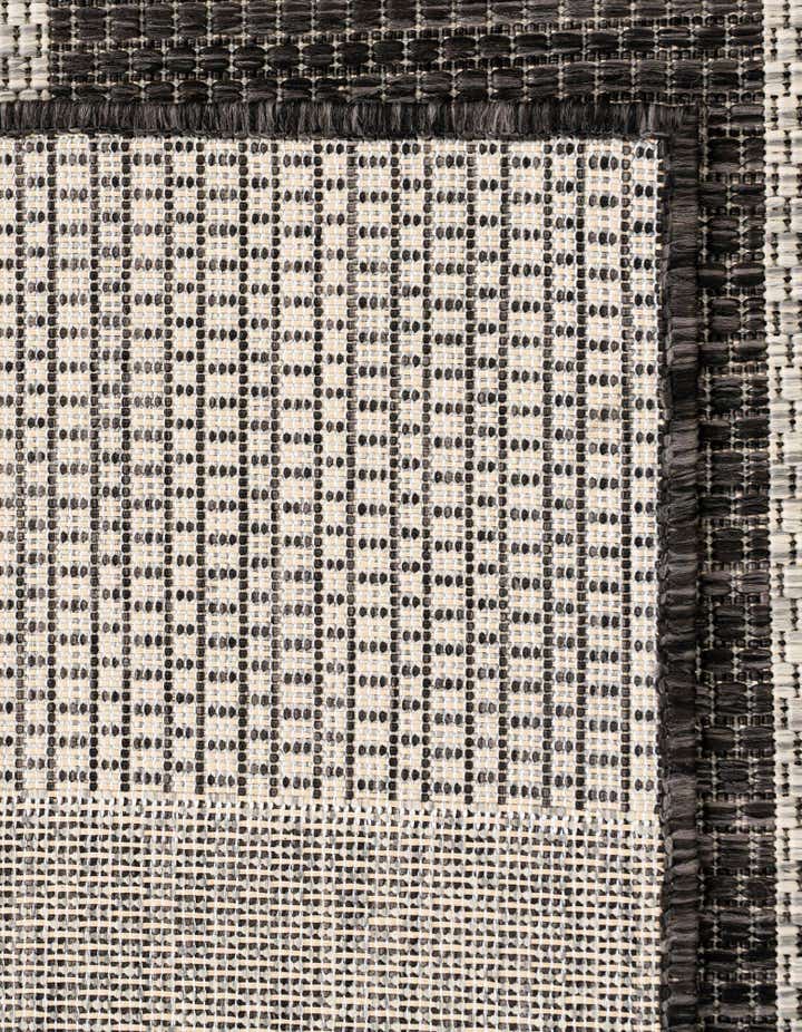 9' x 12' Easy-Clean Striped Indoor / Outdoor Rug