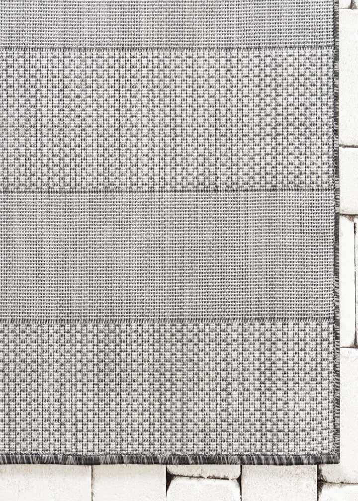 10' x 13' Easy-Clean Striped Indoor / Outdoor Rug