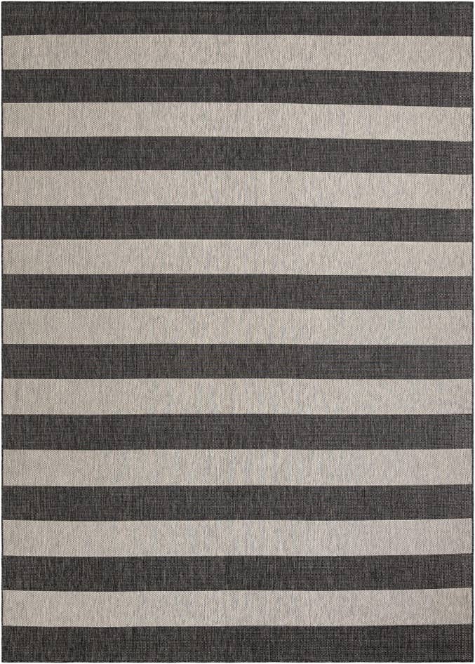 Detail image of 10' x 14' Easy-Clean Striped Indoor / Outdoor Rug