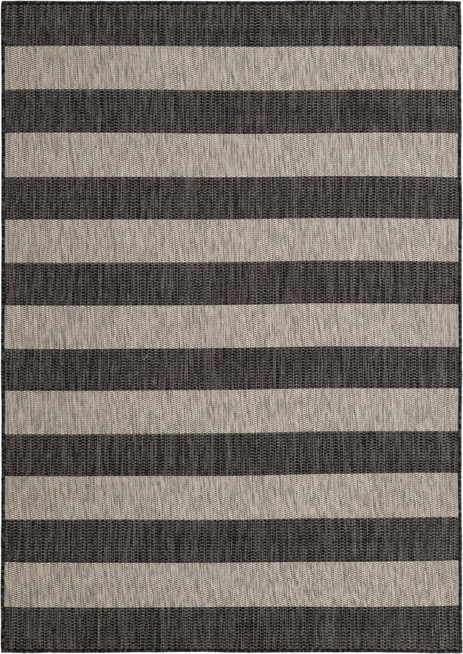 Detail image of 150cm x 215cm Easy-Clean Striped Indoor / Outdoor Rug