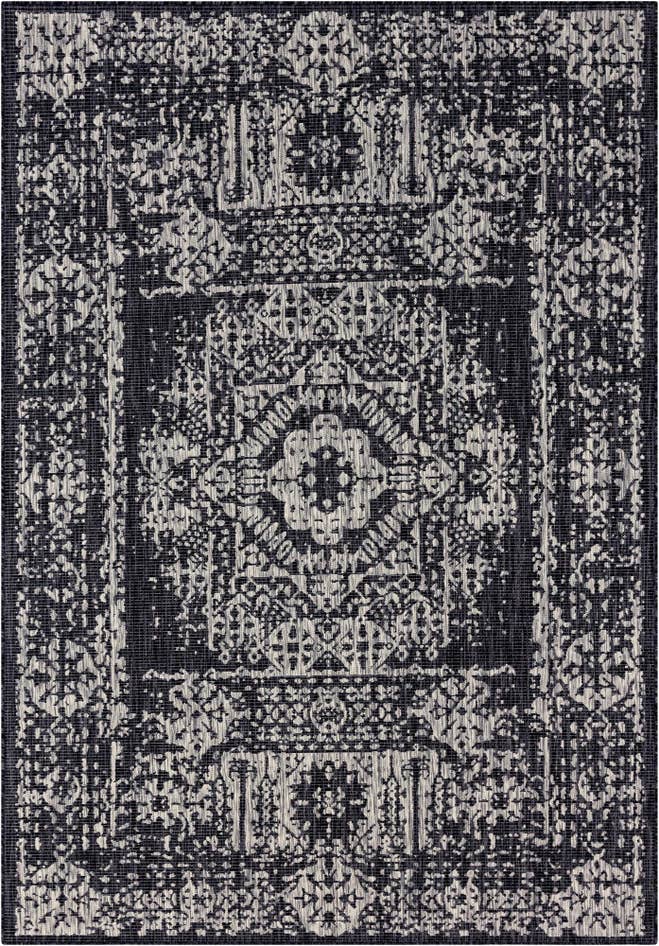 Detail image of 7' x 10' Easy-Clean Traditional Indoor / Outdoor Rug