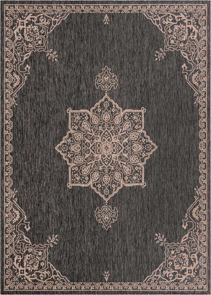 9' x 12' Easy-Clean Traditional Indoor / Outdoor Rug