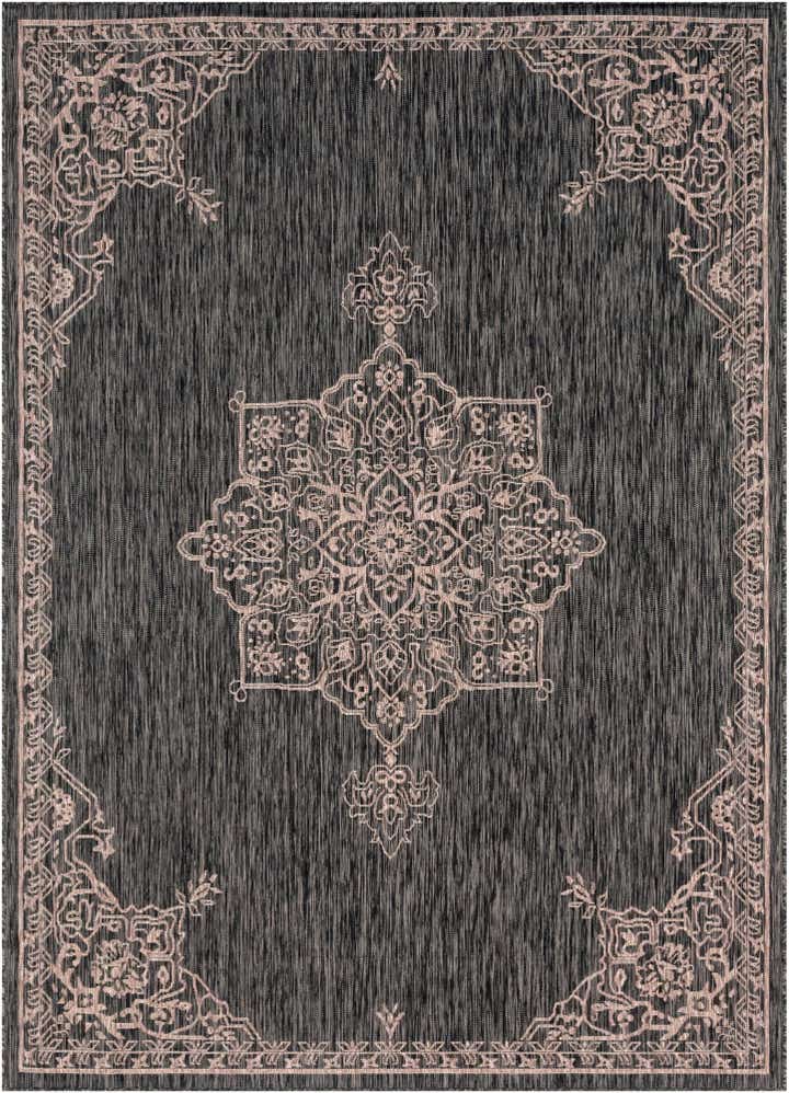 7' x 10' Easy-Clean Traditional Indoor / Outdoor Rug