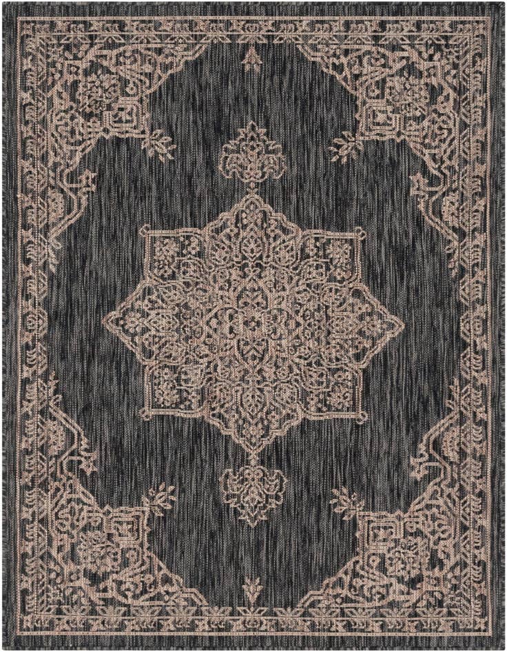 Detail image of 4' x 6' Easy-Clean Traditional Indoor / Outdoor Rug
