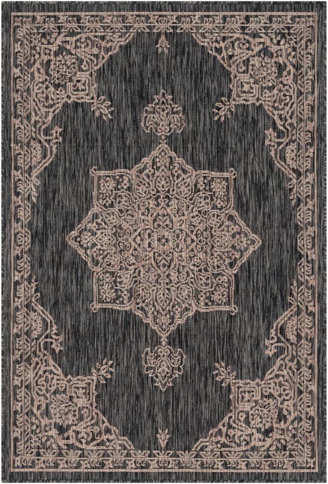 Detail image of 4' x 6' Easy-Clean Traditional Indoor / Outdoor Rug