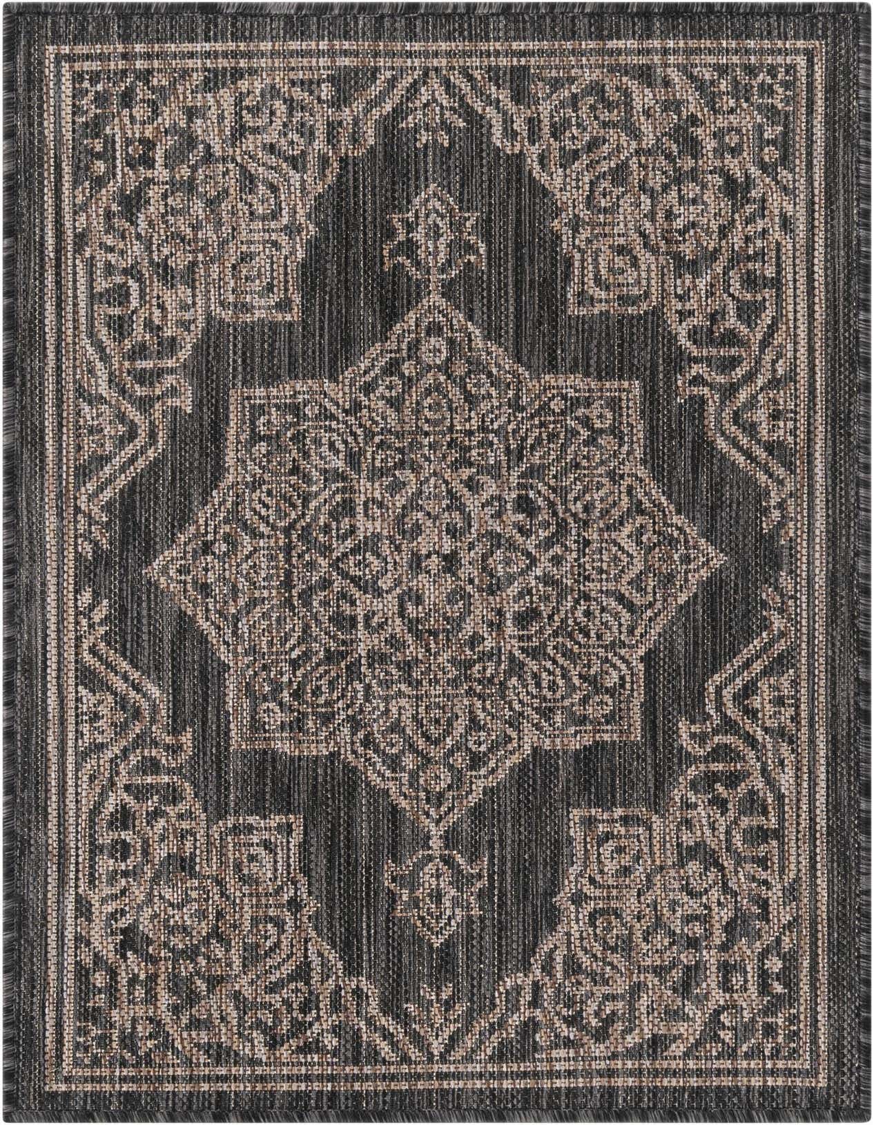2' x 3' Easy-Clean Traditional Indoor / Outdoor Rug
