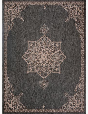 12' x 16' 1 Easy-Clean Traditional Indoor / Outdoor Rug