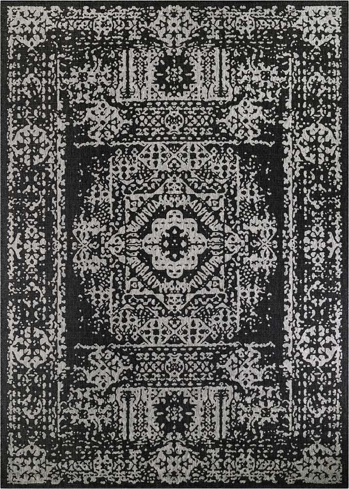 10' x 13' Easy-Clean Traditional Indoor / Outdoor Rug