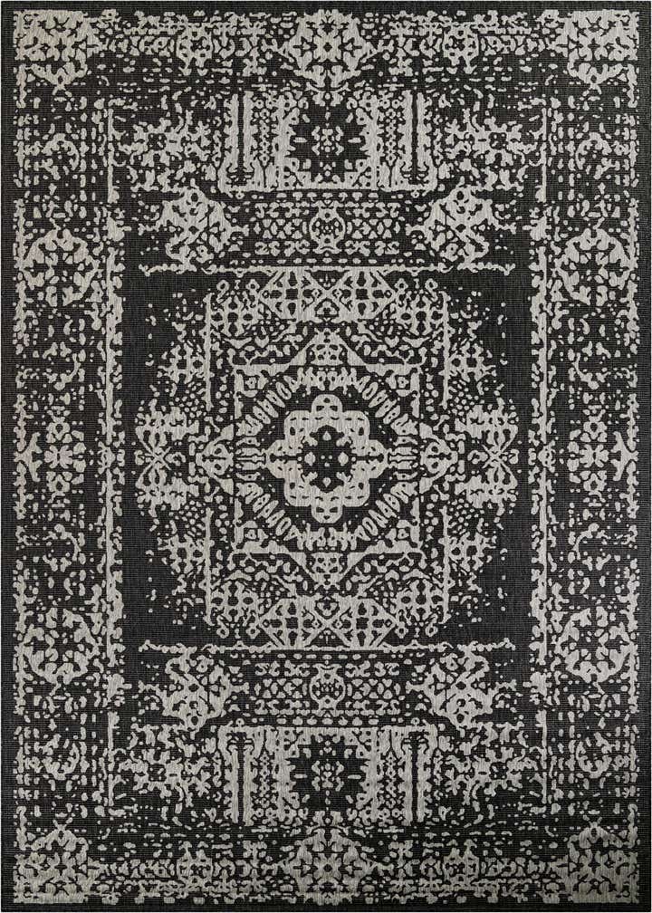 10' x 14' Easy-Clean Traditional Indoor / Outdoor Rug