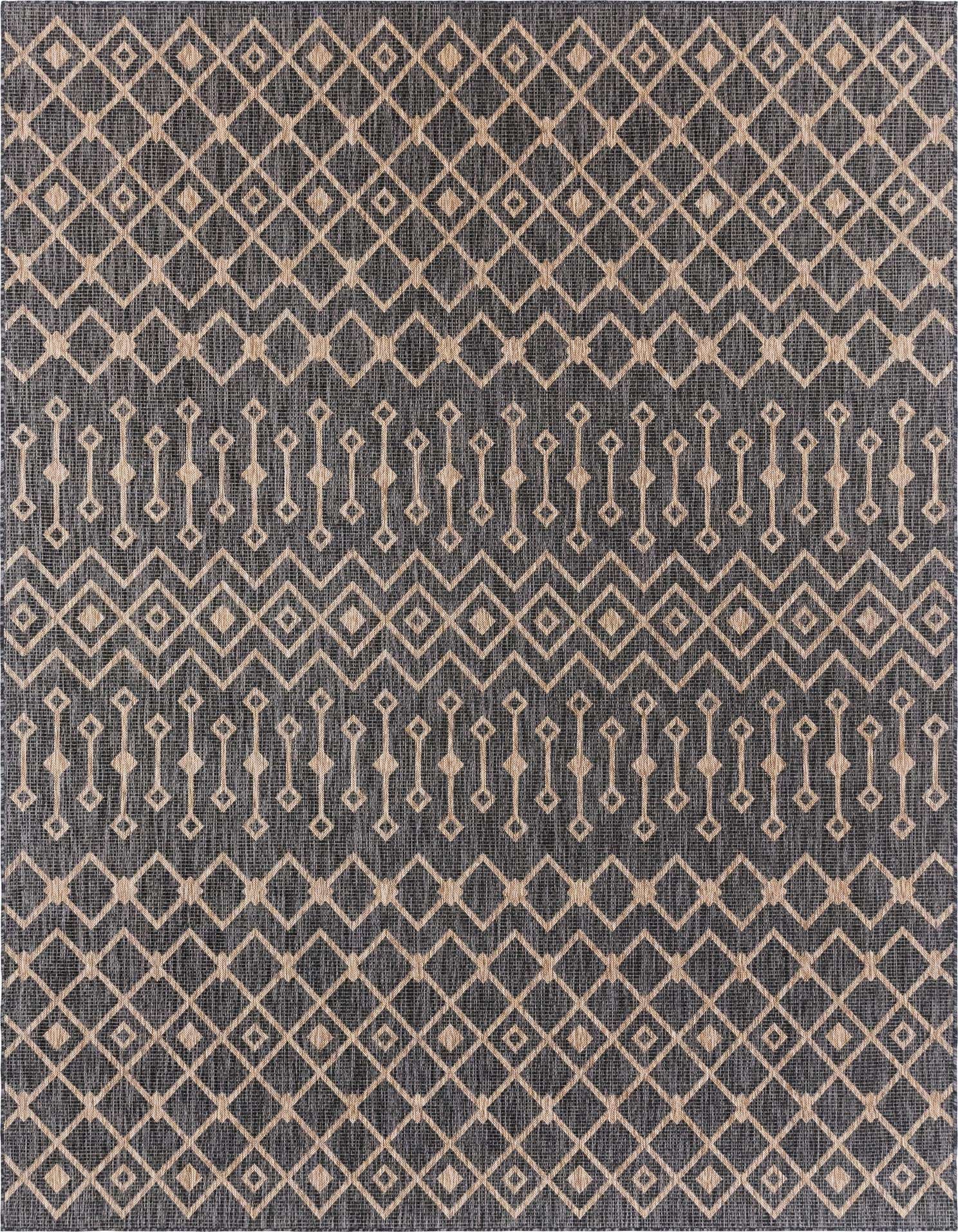9' x 12' Easy-Clean Trellis Indoor / Outdoor Rug