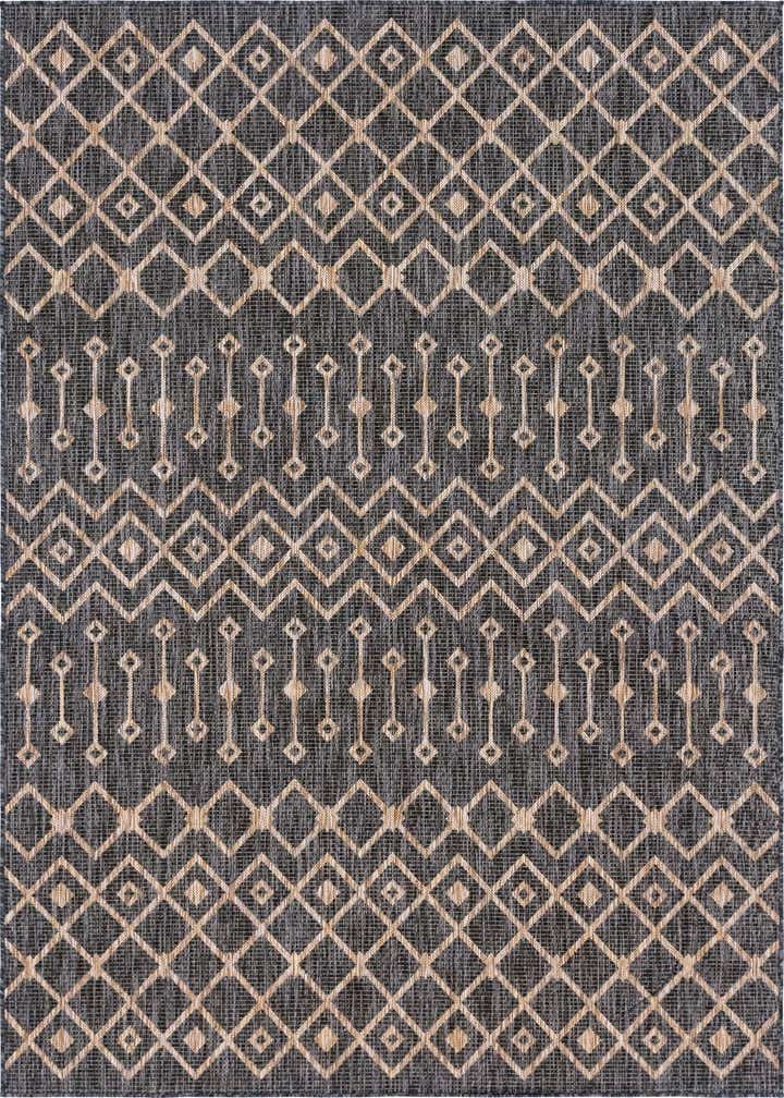 6' x 9' Easy-Clean Trellis Indoor / Outdoor Rug
