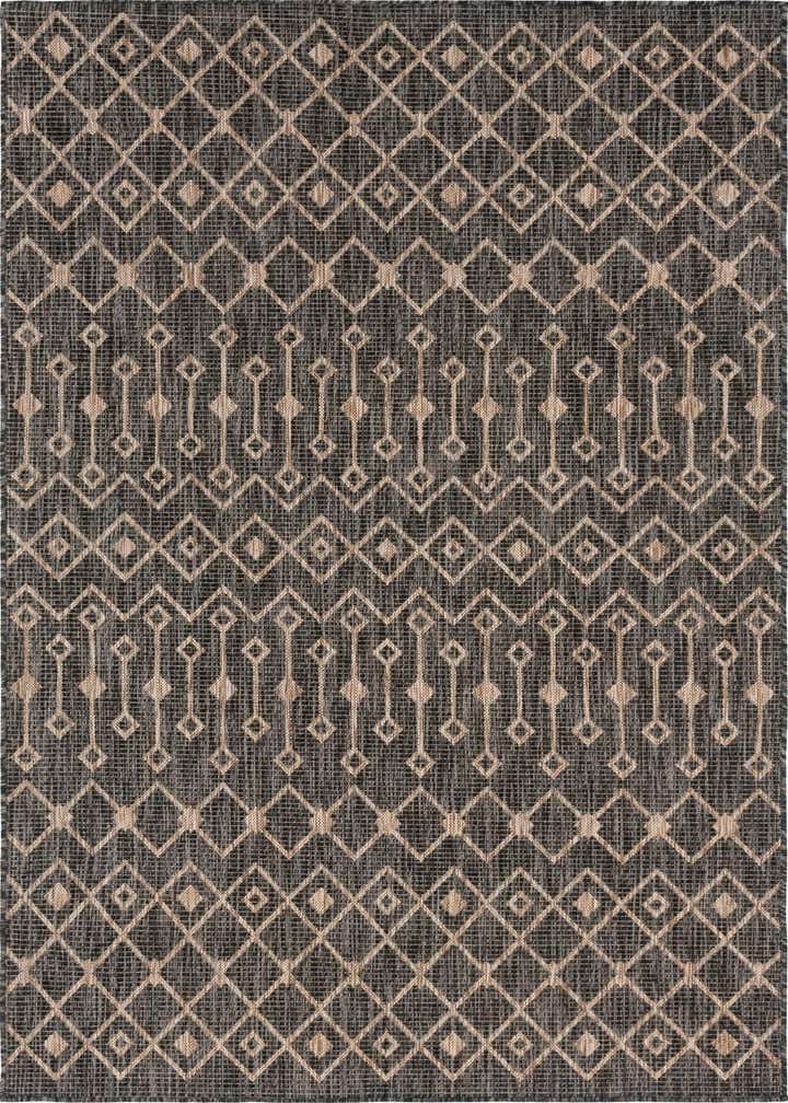 5' 3 x 8' Easy-Clean Trellis Indoor / Outdoor Rug