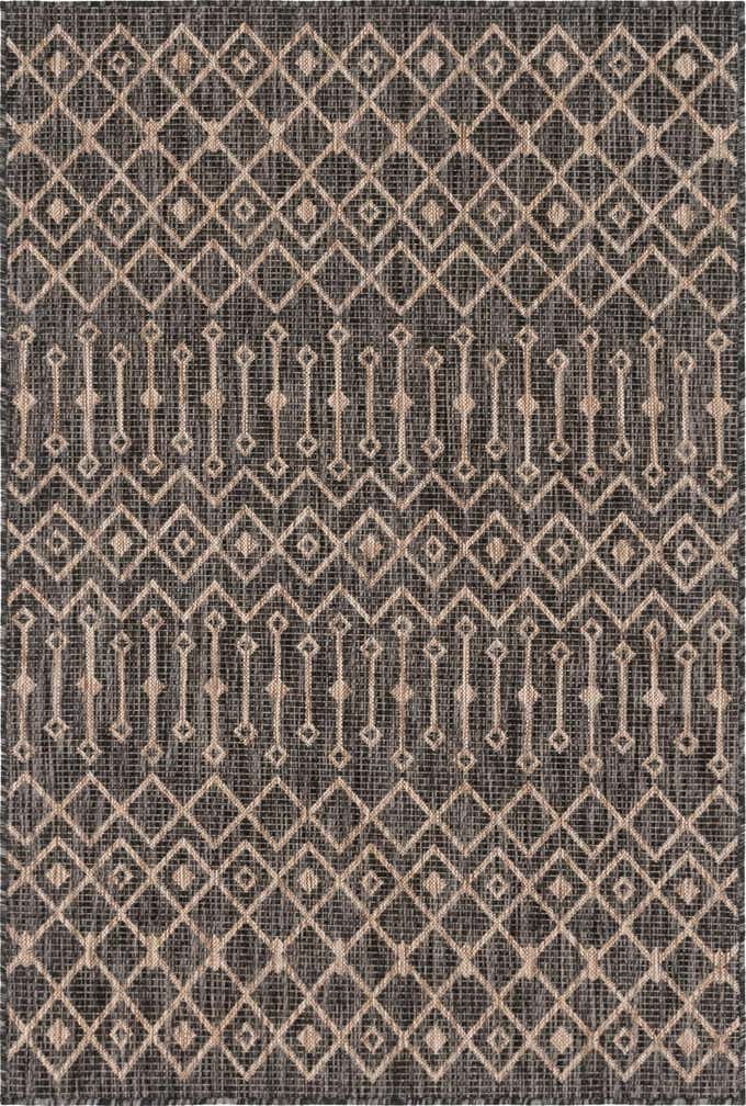 4' x 6' Easy-Clean Trellis Indoor / Outdoor Rug