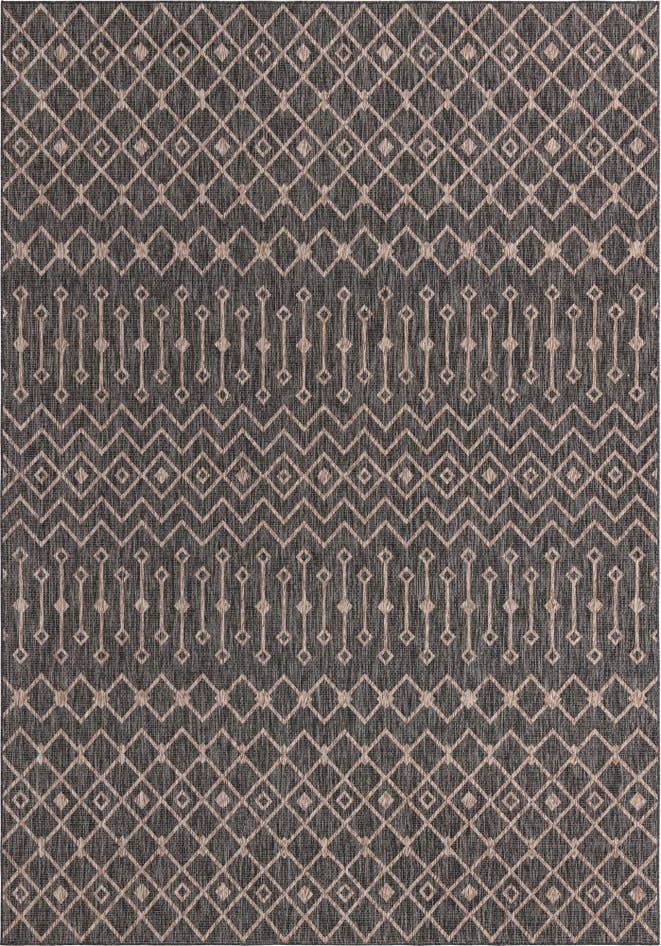 Detail image of 10' x 14' Easy-Clean Trellis Indoor / Outdoor Rug