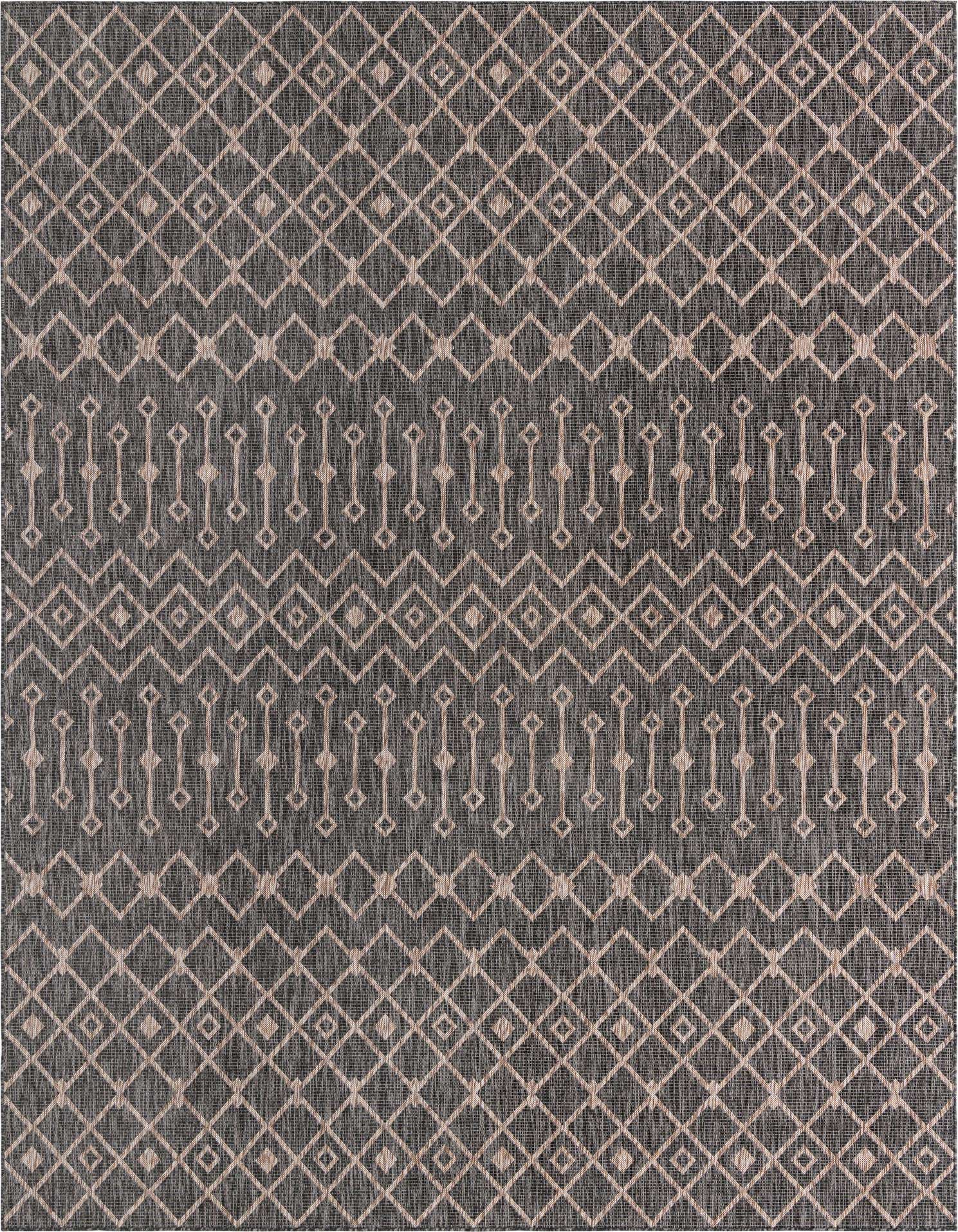 10' x 13' Easy-Clean Trellis Indoor / Outdoor Rug