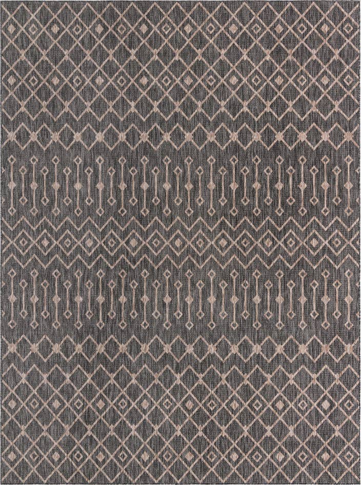 Detail image of 10' x 13' Easy-Clean Trellis Indoor / Outdoor Rug
