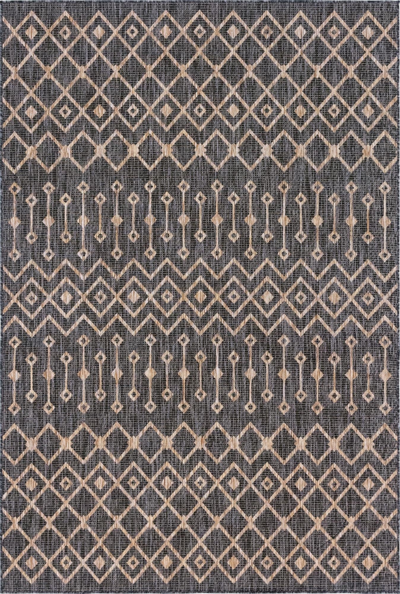 Primary image 6' x 9'  Washable Trellis Indoor / Outdoor Rug