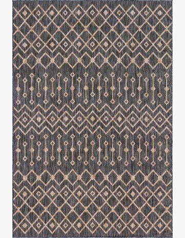 6' x 9' Easy-Clean Trellis Indoor / Outdoor Rug