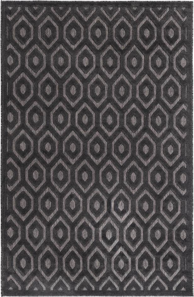 Detail image of 6' x 9' Easy-Clean Trellis Textured Indoor / Outdoor Rug
