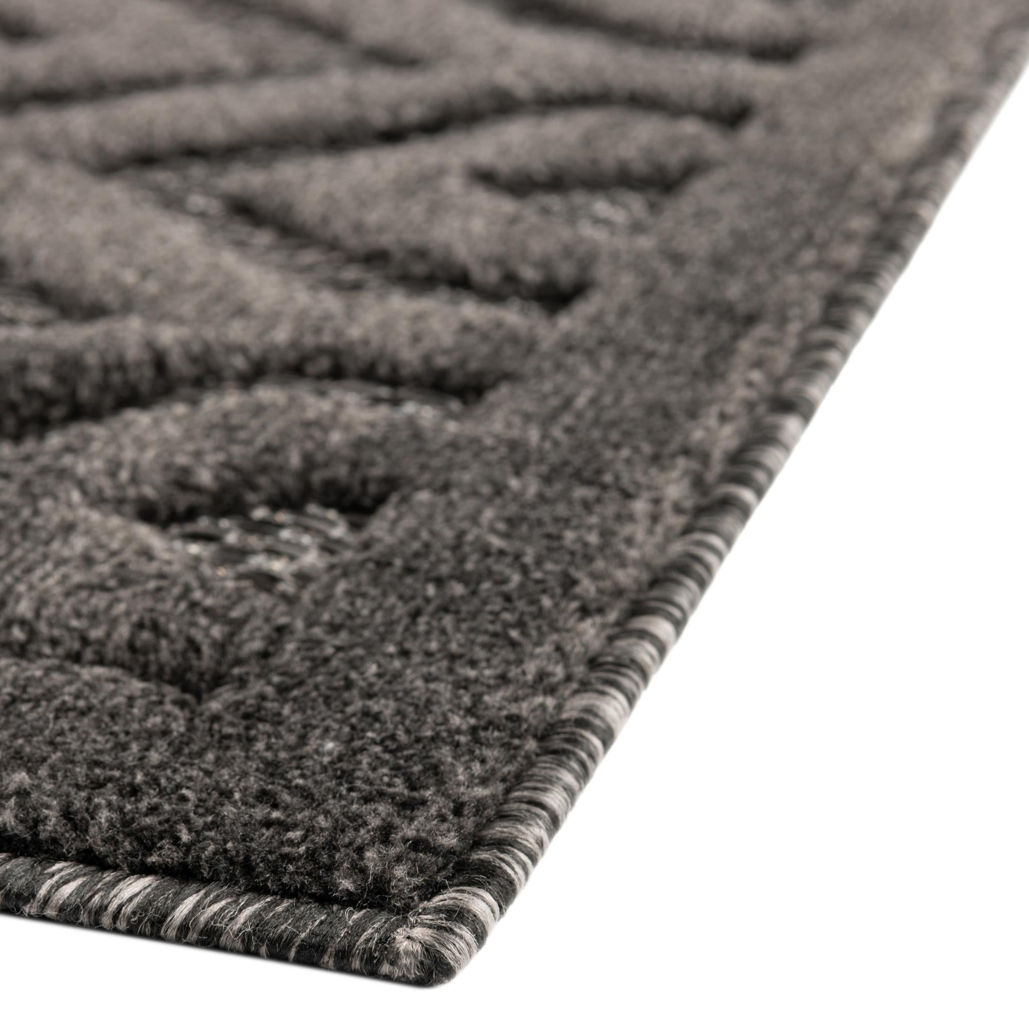 9' x 12' Easy-Clean Trellis Textured Indoor / Outdoor Rug