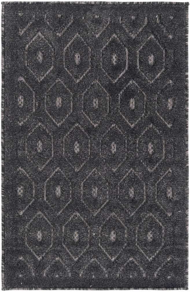 2' x 3' Easy-Clean Trellis Textured Indoor / Outdoor Rug