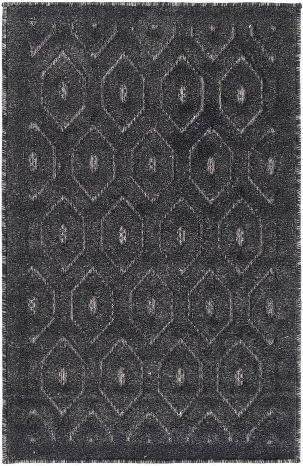 Detail image of 2' x 3' Easy-Clean Trellis Textured Indoor / Outdoor Rug