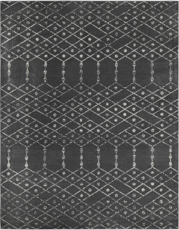 Charcoal Gray Paxon Trellis Rug