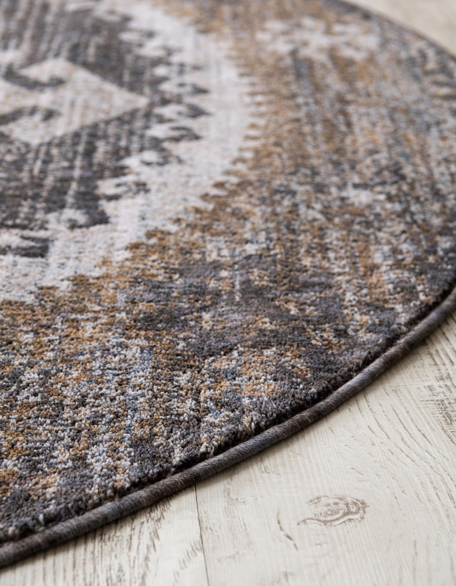 7' x 7' Eco Southwestern Round Rug