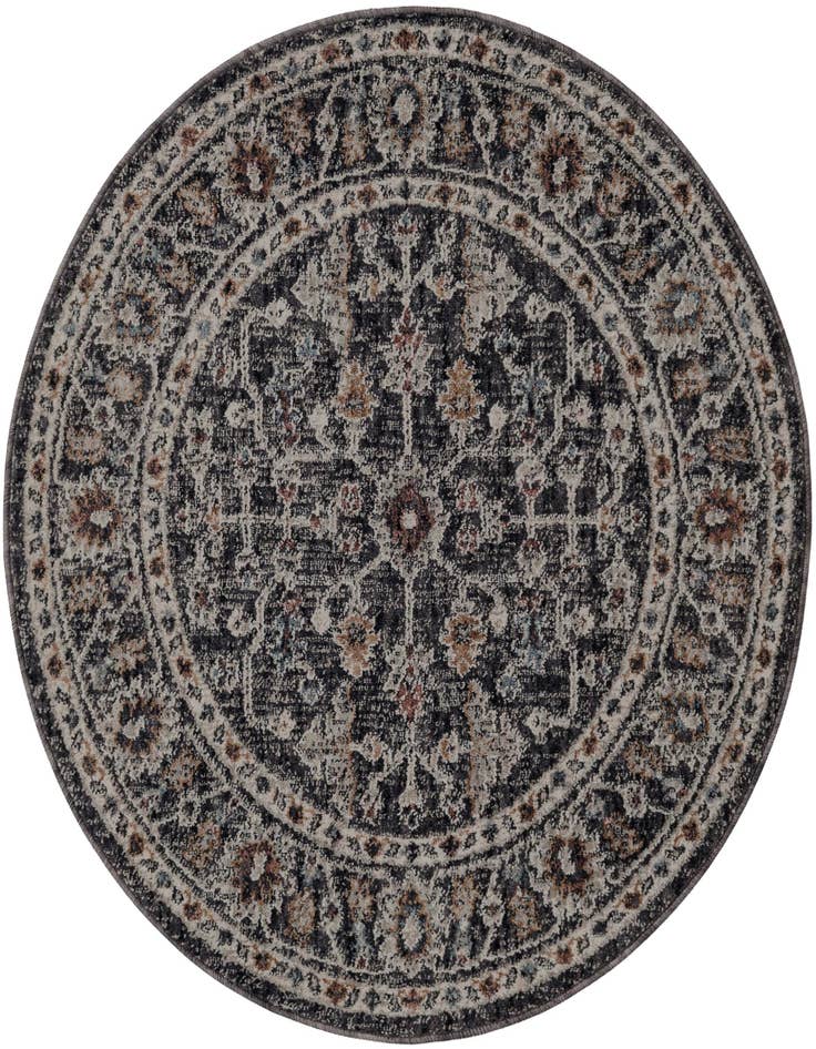 Detail image of 3' 3 x 3' 3 Eco Traditional Round Rug