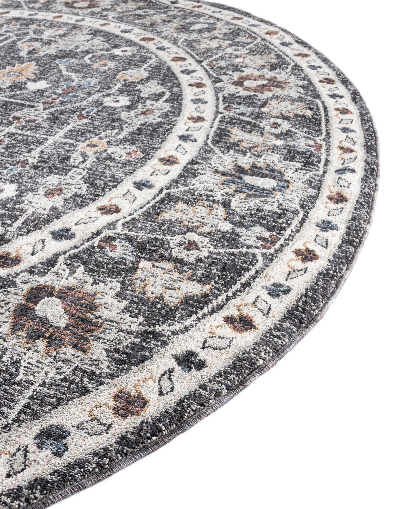 3' 3 x 3' 3 Eco Traditional Round Rug