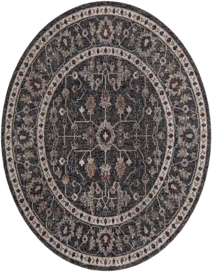 Detail image of 7' x 7' Eco Traditional Round Rug