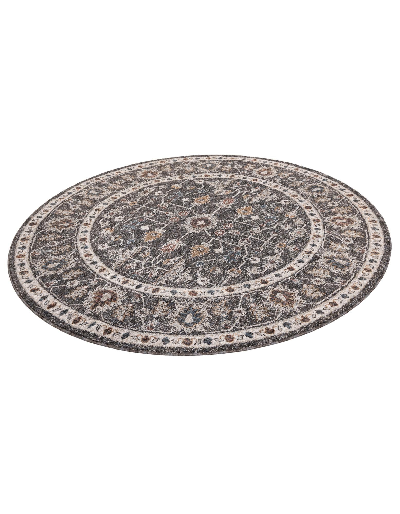 7' x 7' Eco Traditional Round Rug