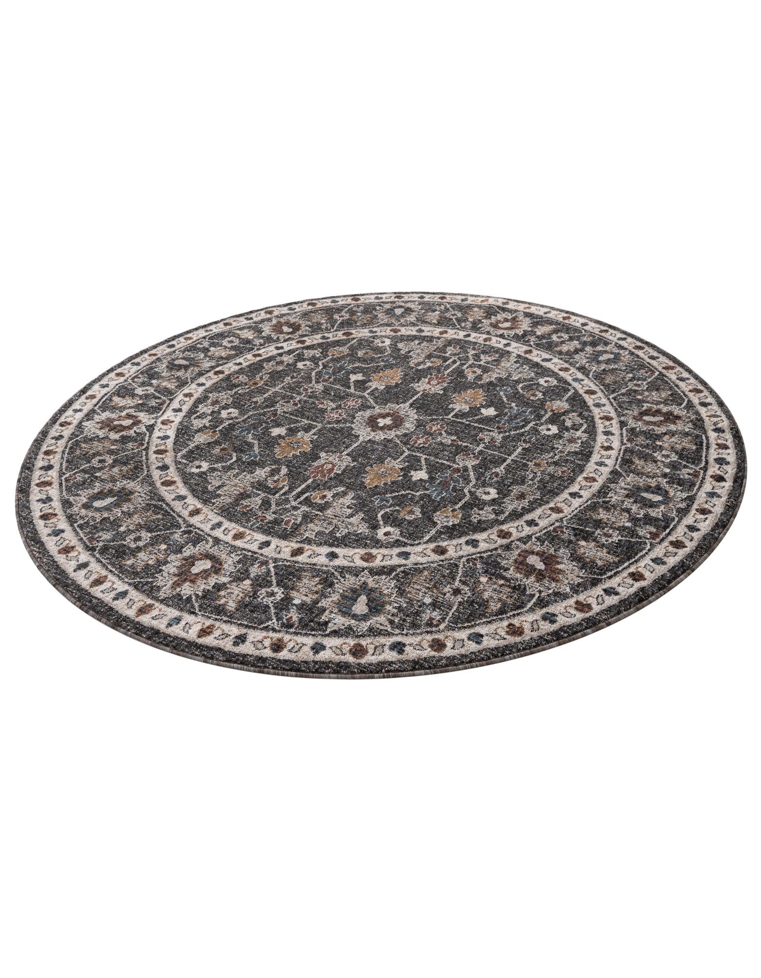 7' x 7' Eco Traditional Round Rug