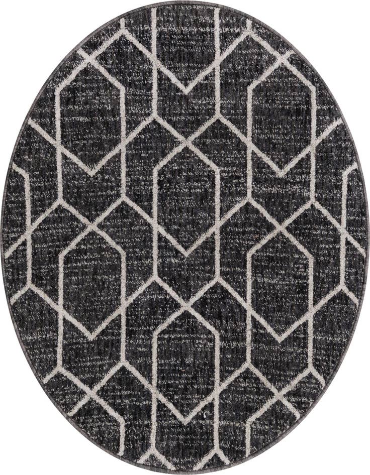 Detail image of 3' 3 x 3' 3 Eco Trellis Round Rug