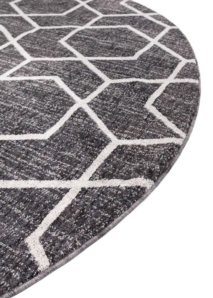 7' x 7' Eco Trellis Round Rug