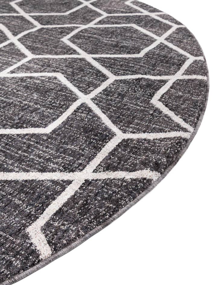 Detail image of 7' x 7' Eco Trellis Round Rug