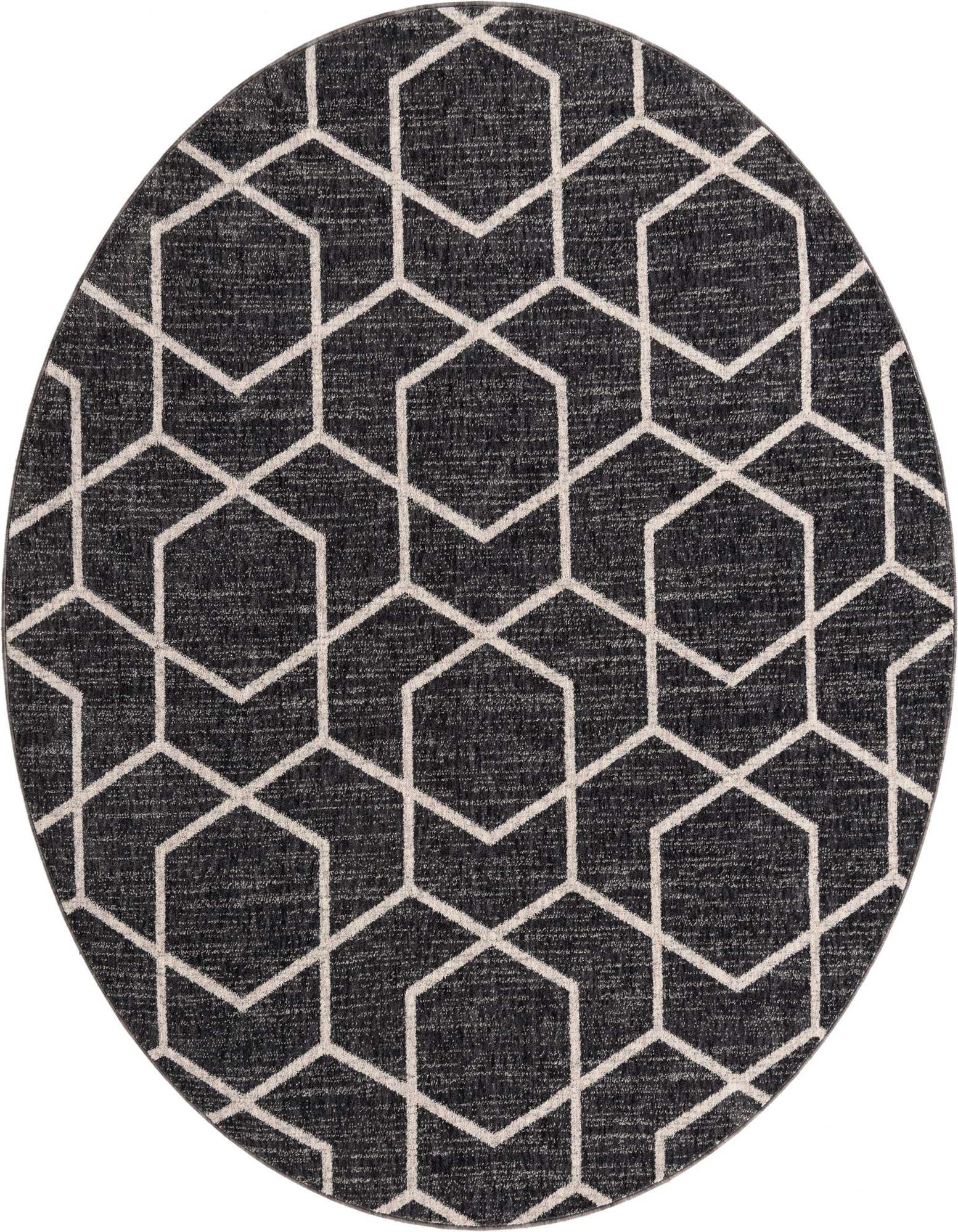 7' x 7' Eco Trellis Round Rug