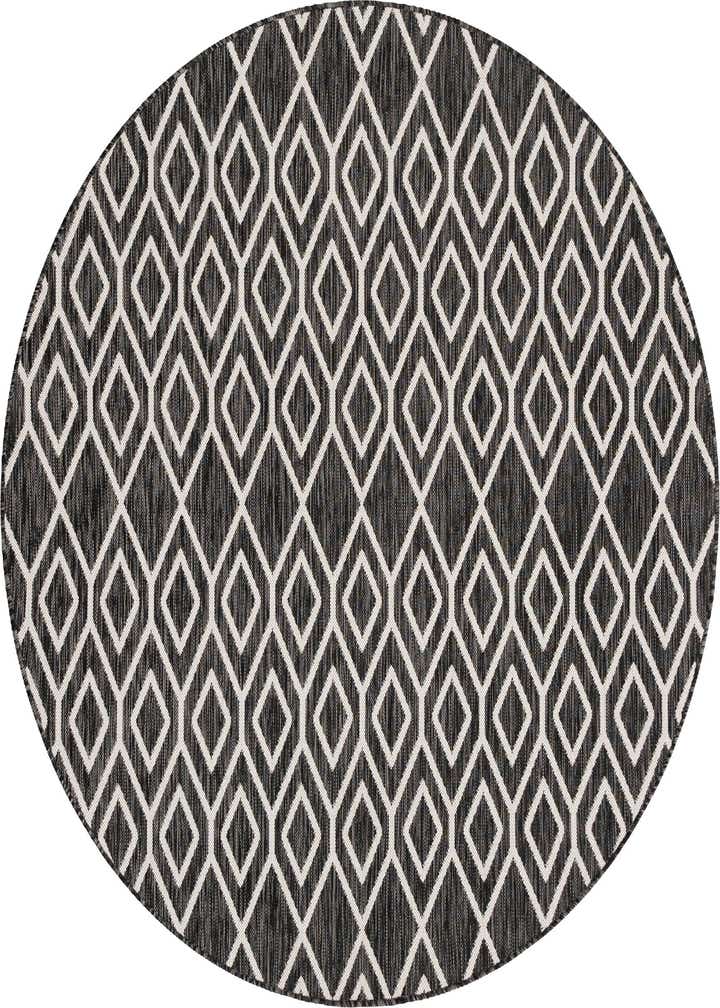 6' 7 x 6' 7 Easy-Clean Jill Zarin Turks and Caicos Indoor / Outdoor Round Rug