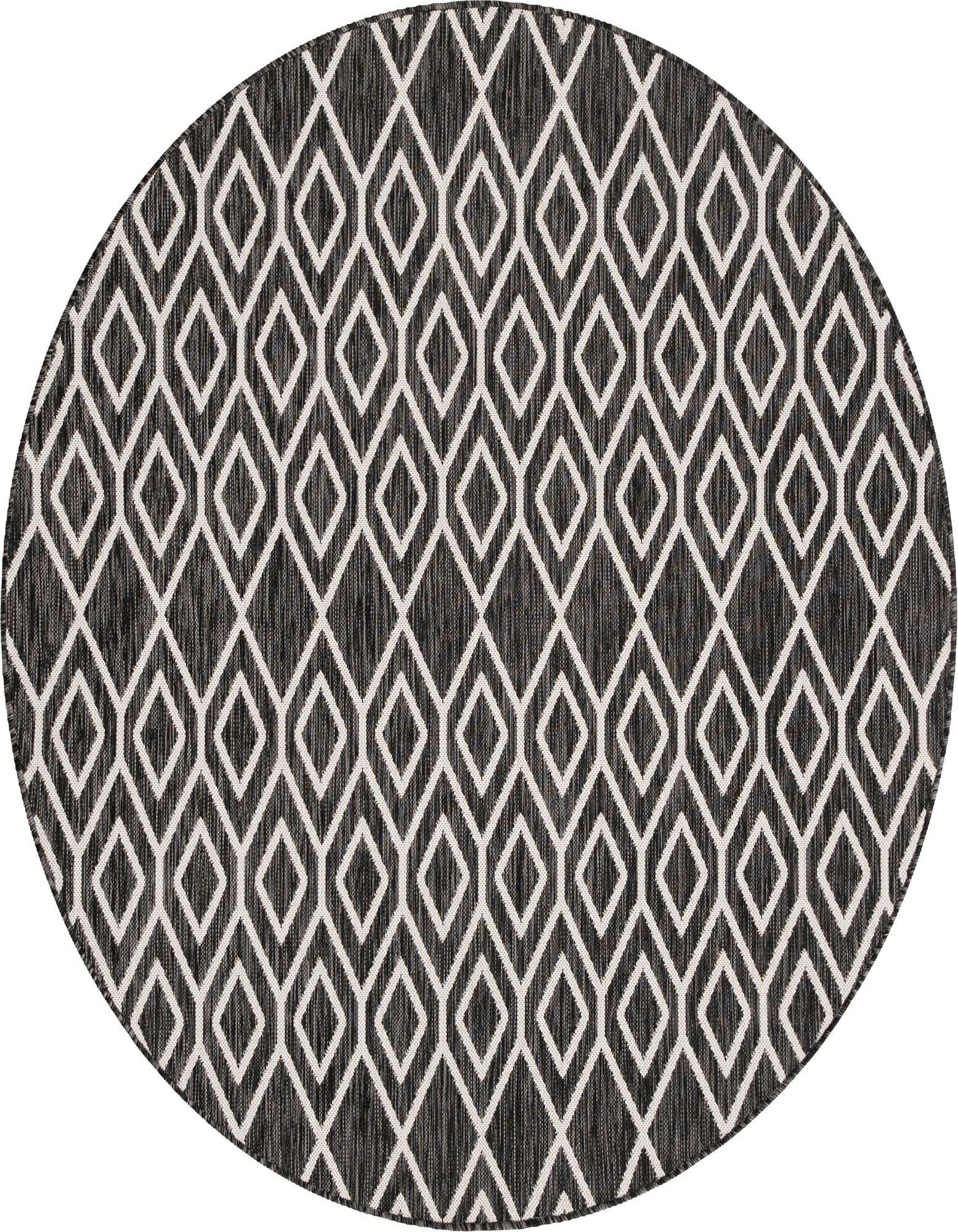 6' 7 x 6' 7 Easy-Clean Jill Zarin Turks and Caicos Indoor / Outdoor Round Rug