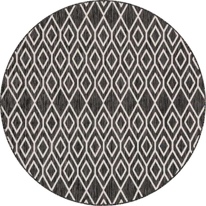 6' 7 x 6' 7 Easy-Clean Jill Zarin Turks and Caicos Indoor / Outdoor Round Rug